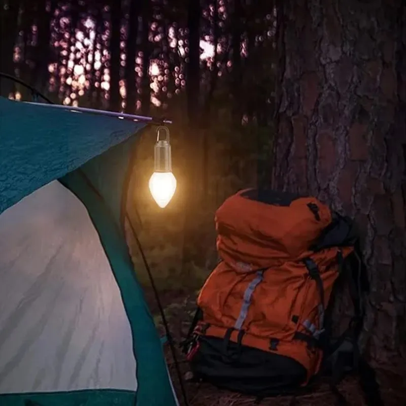 2023 New Outdoor Camping Hanging Type-C Charging Retro Bulb Light