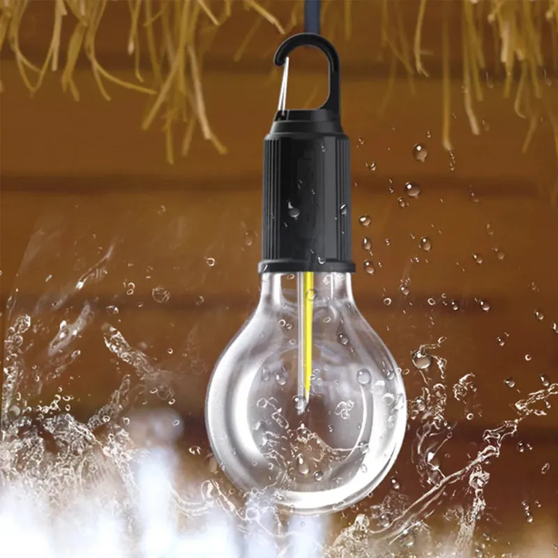 2023 New Outdoor Camping Hanging Type-C Charging Retro Bulb Light