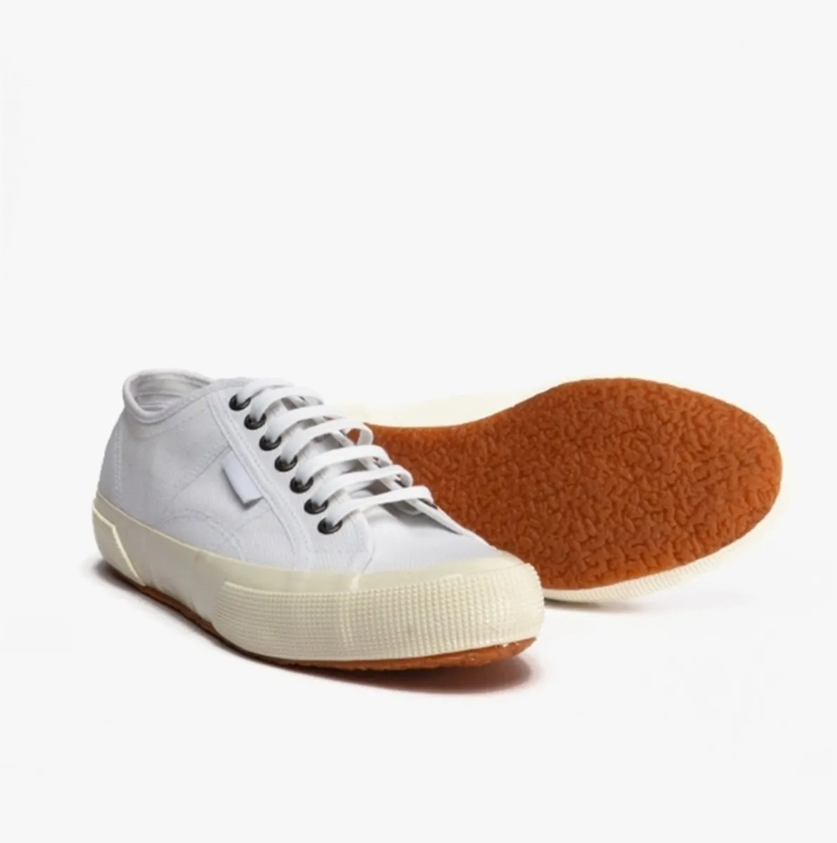 2706 OG Ladies Canvas Trainers White Avorio