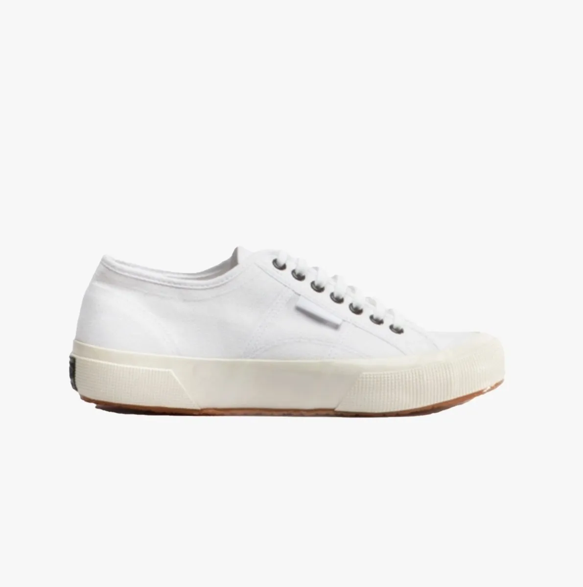 2706 OG Ladies Canvas Trainers White Avorio