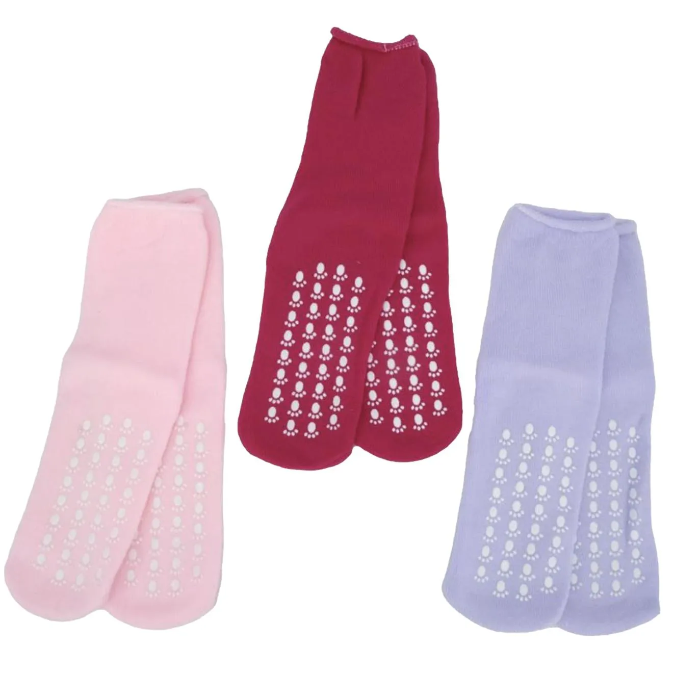 3pk Ladies Anti-Slip Socks