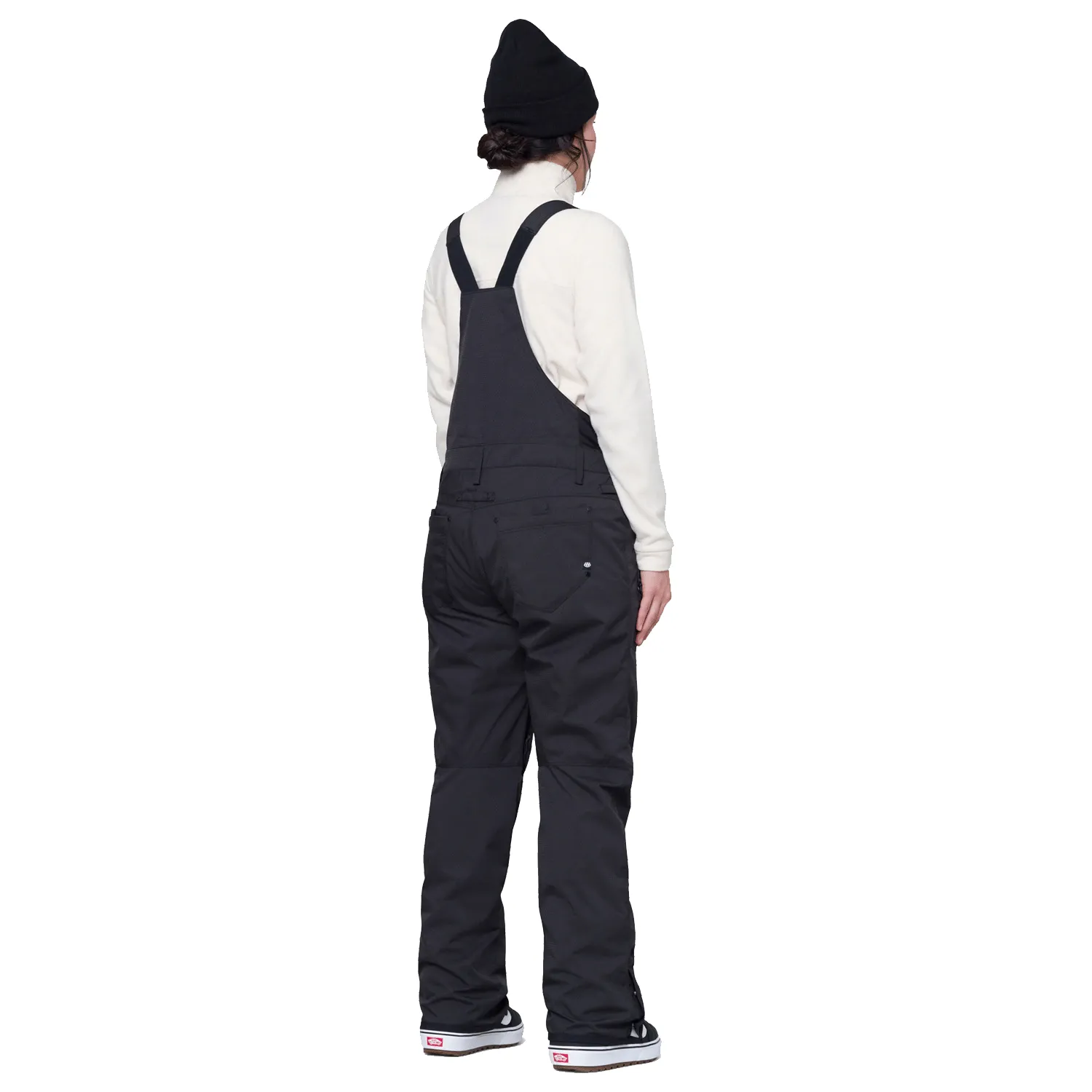 686 Women's Black Magic Bib Pant 2024 Black Geo Jacquard