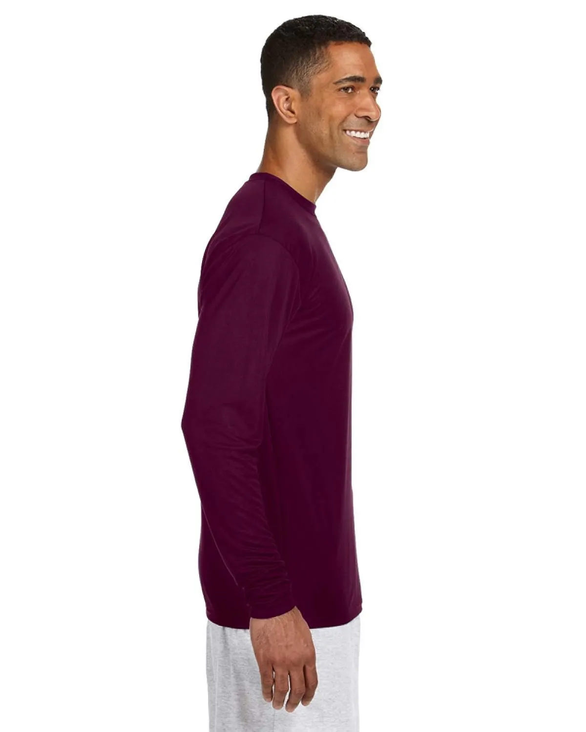 A4 N3165 Men's Cooling Performance Long Sleeve T-Shirt