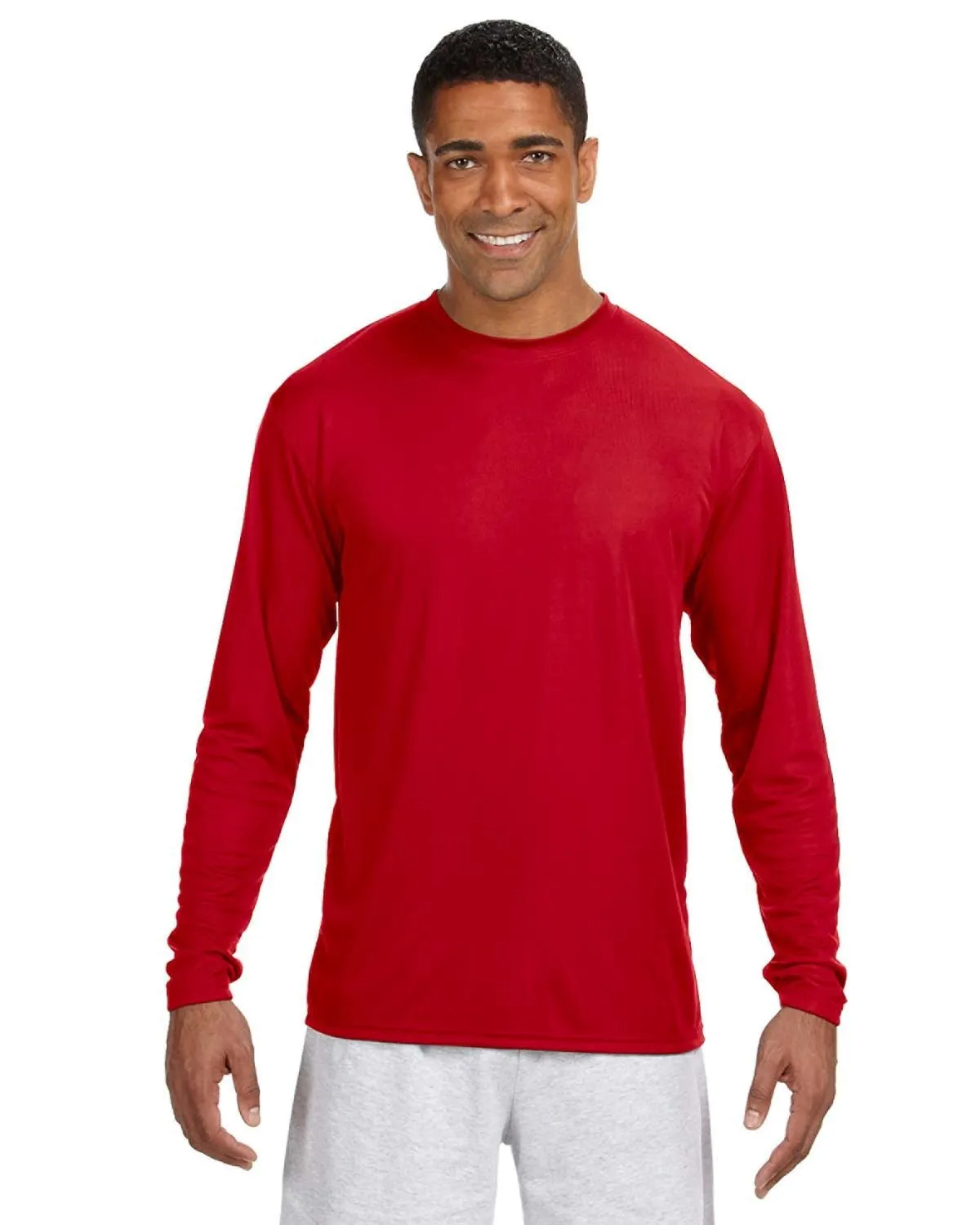 A4 N3165 Men's Cooling Performance Long Sleeve T-Shirt