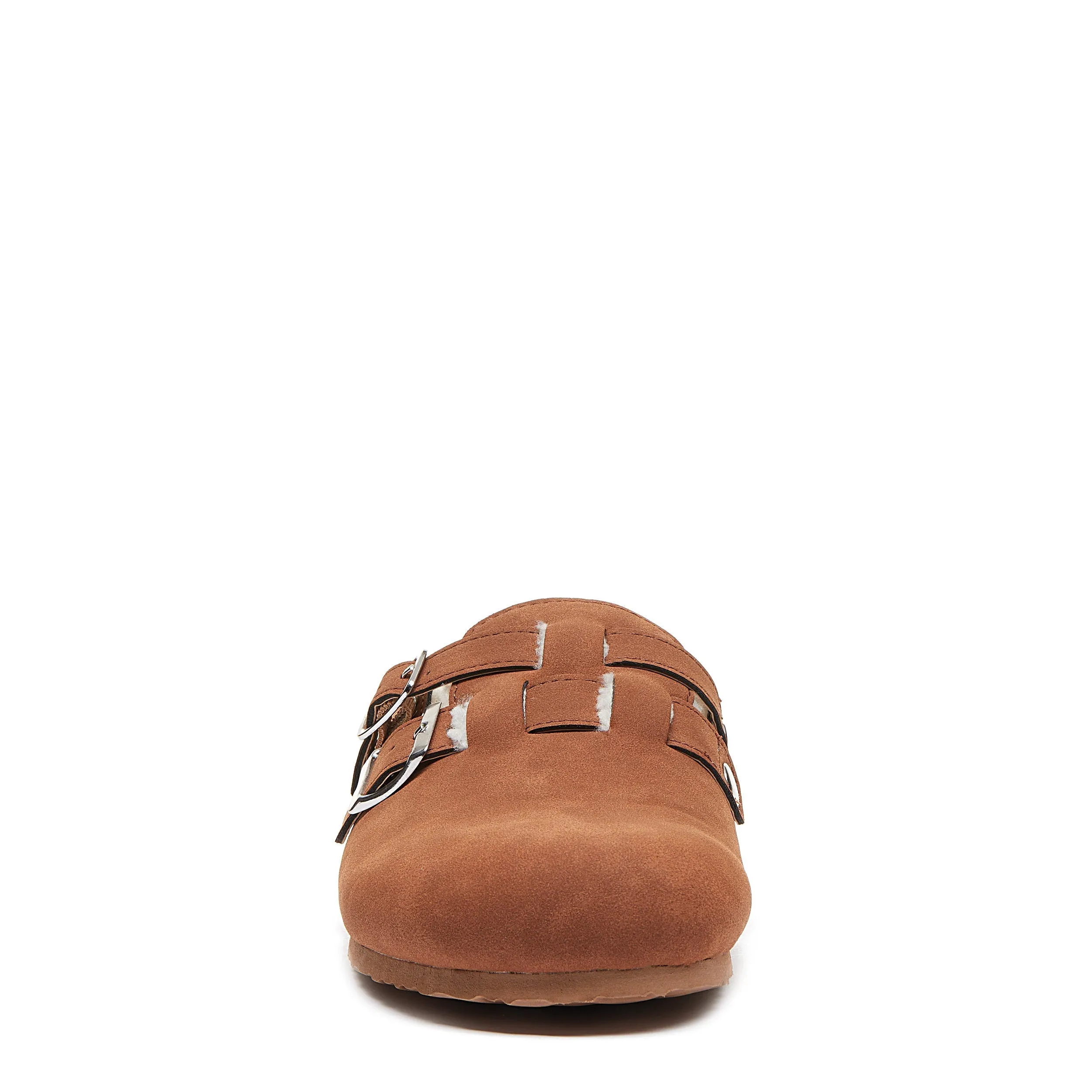 Luxurious Abel Cognac Shearling Mule Slippers