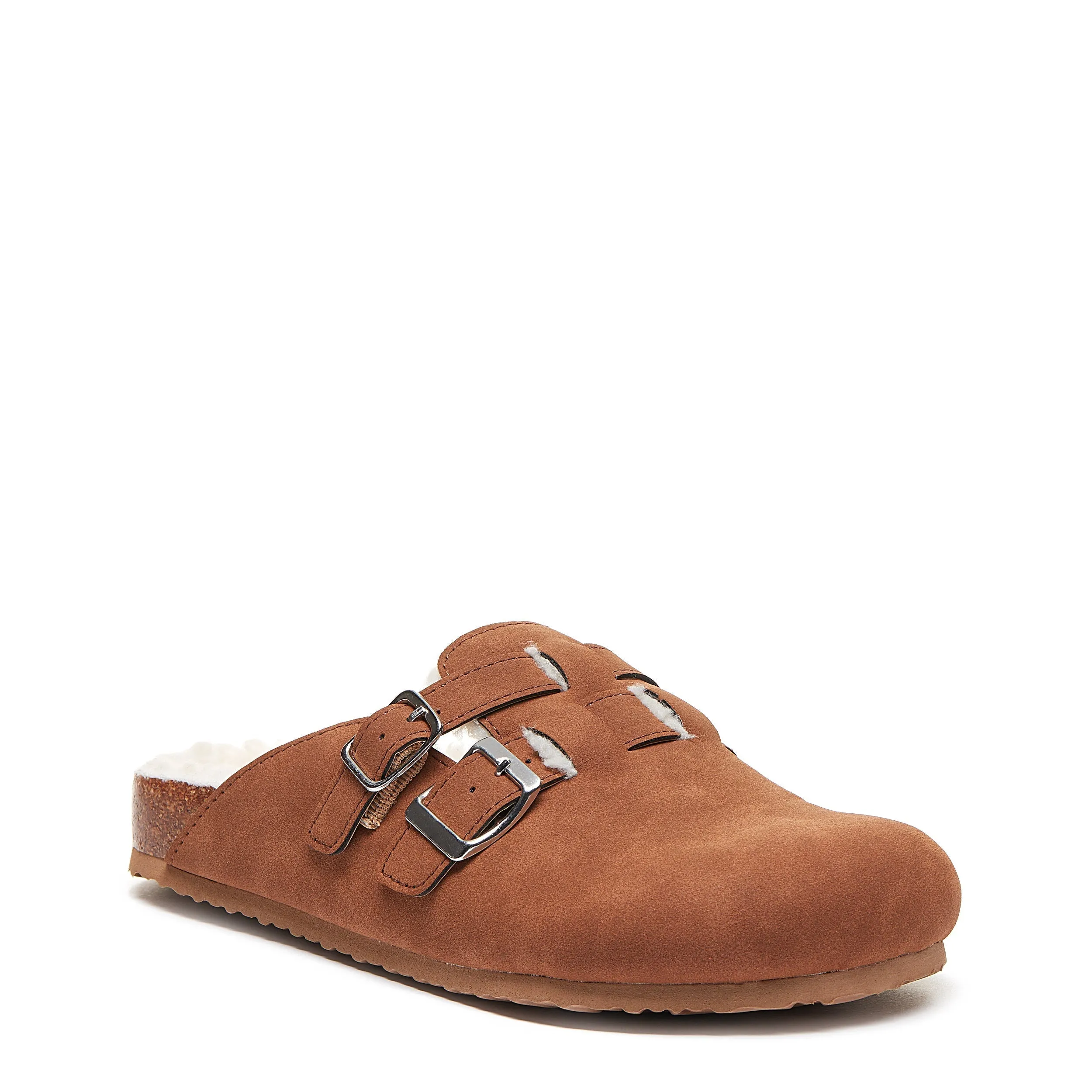 Luxurious Abel Cognac Shearling Mule Slippers