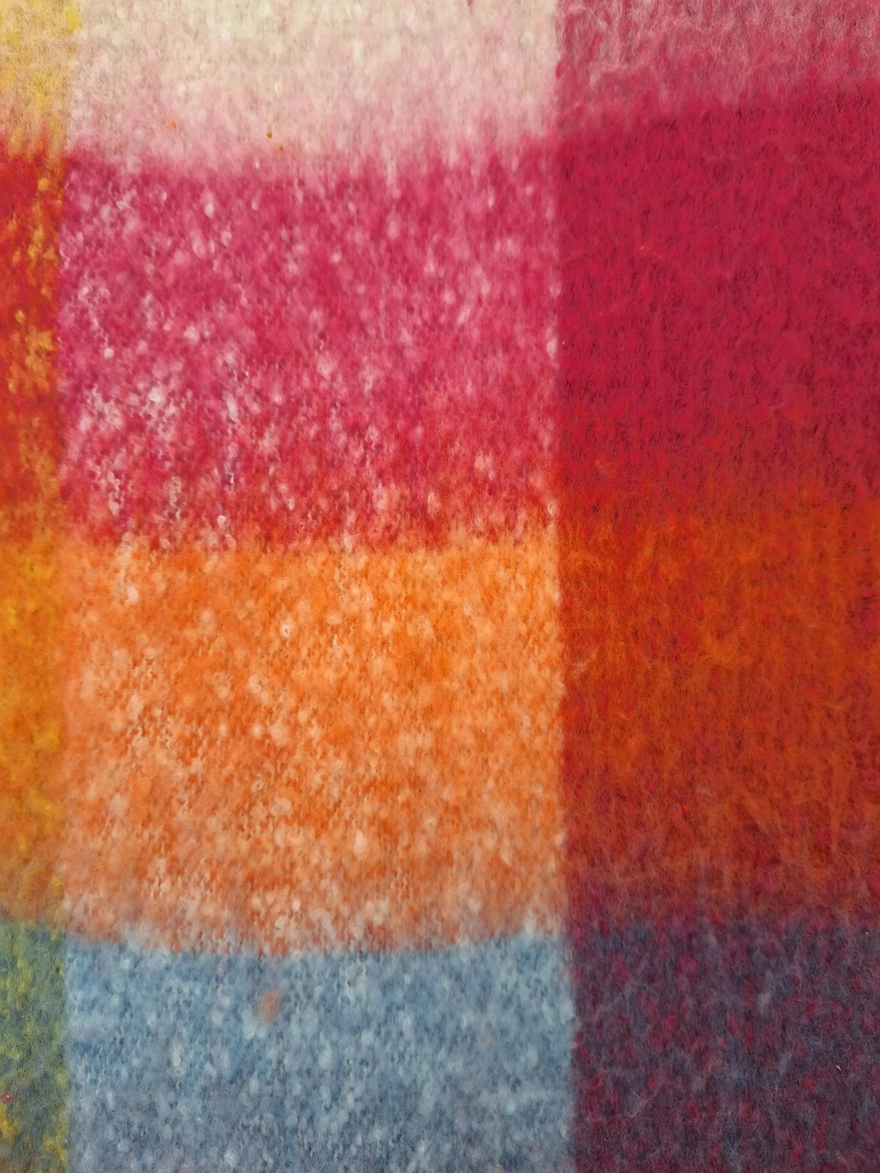 Acne Studios Cozy Mohair Checked Scarf