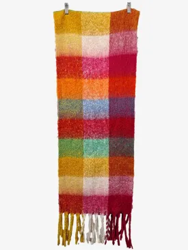 Acne Studios Cozy Mohair Checked Scarf