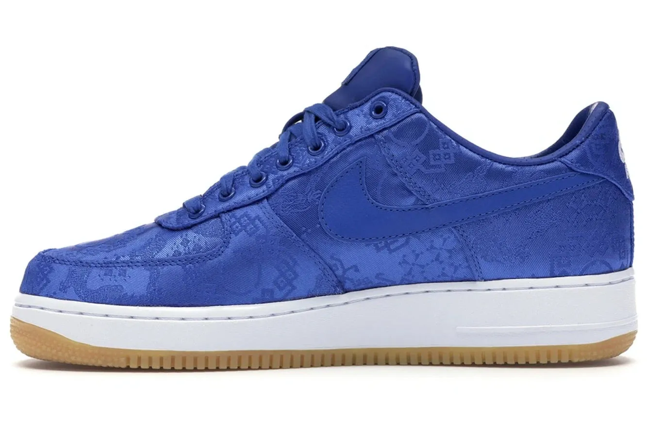 Air Force 1 CLOT Blue Silk
