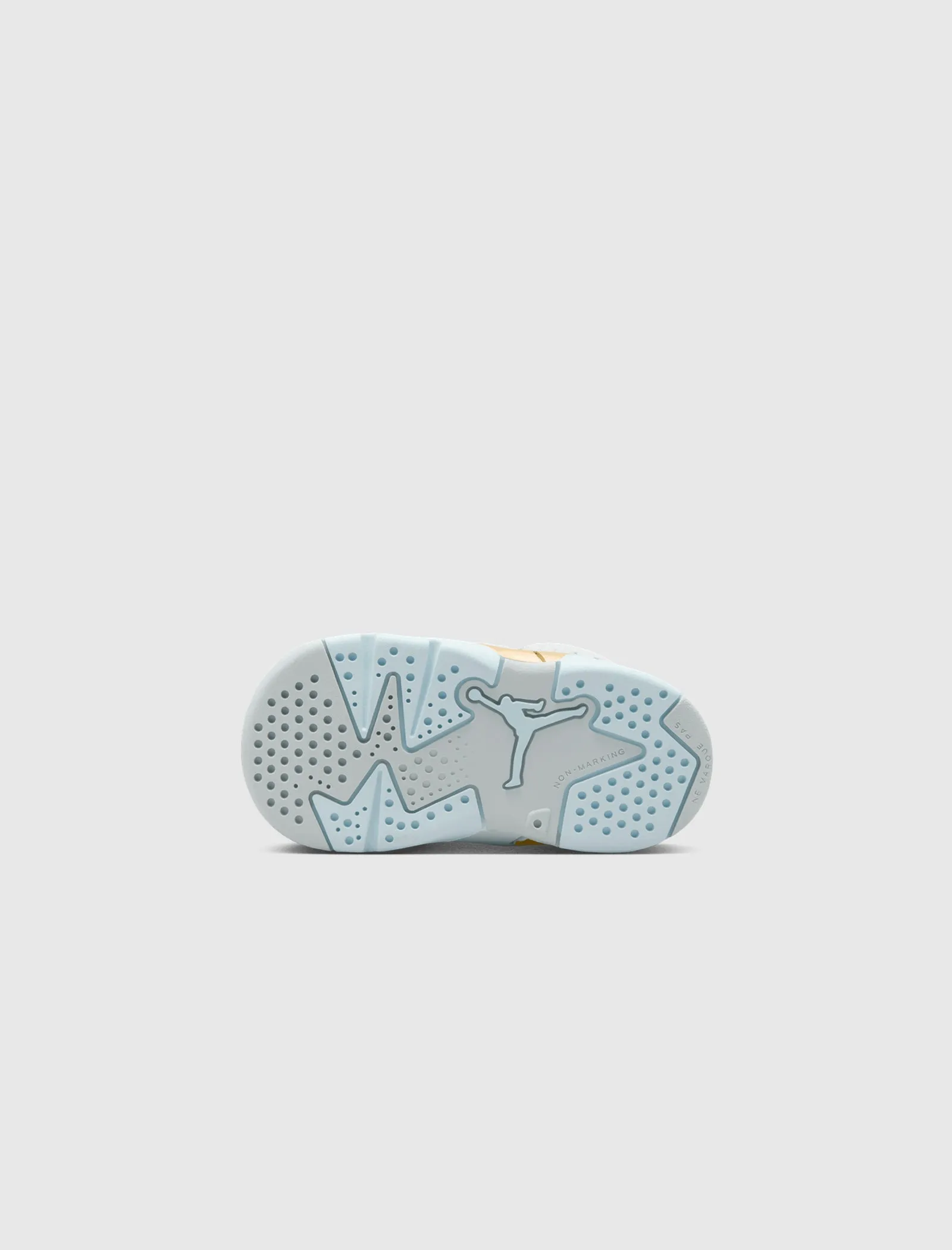 AIR JORDAN 6 RETRO "PURE PLATINUM/GLACIER BLUE/ METALLIC GOLD" TD