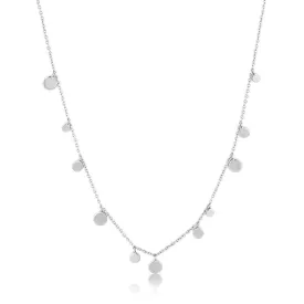 Ania Haie Geometry Mixed Discs Necklace - Silver
