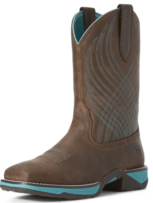 Ariat Women's Java Anthem Square Toe Western Cowgirl Boots 10027247