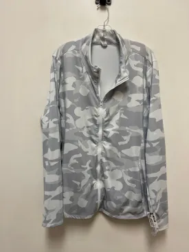 Athletic Jacket By 90 Degrees By Reflex In Grey, Size: 2x