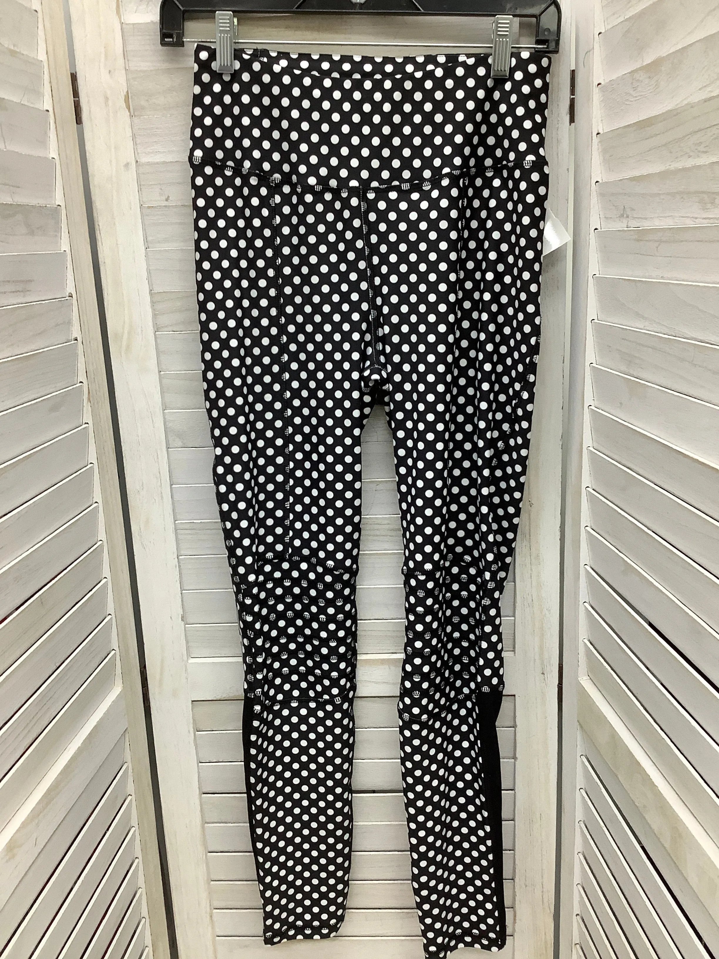Athletic Leggings By C And C In Polkadot Pattern, Size: M