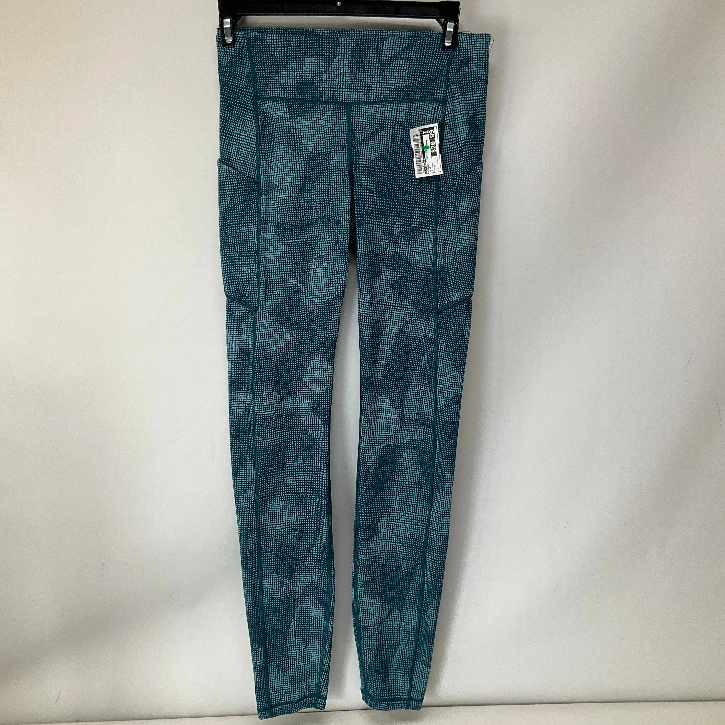 Athletic Leggings By Lululemon In Blue, Size: 4