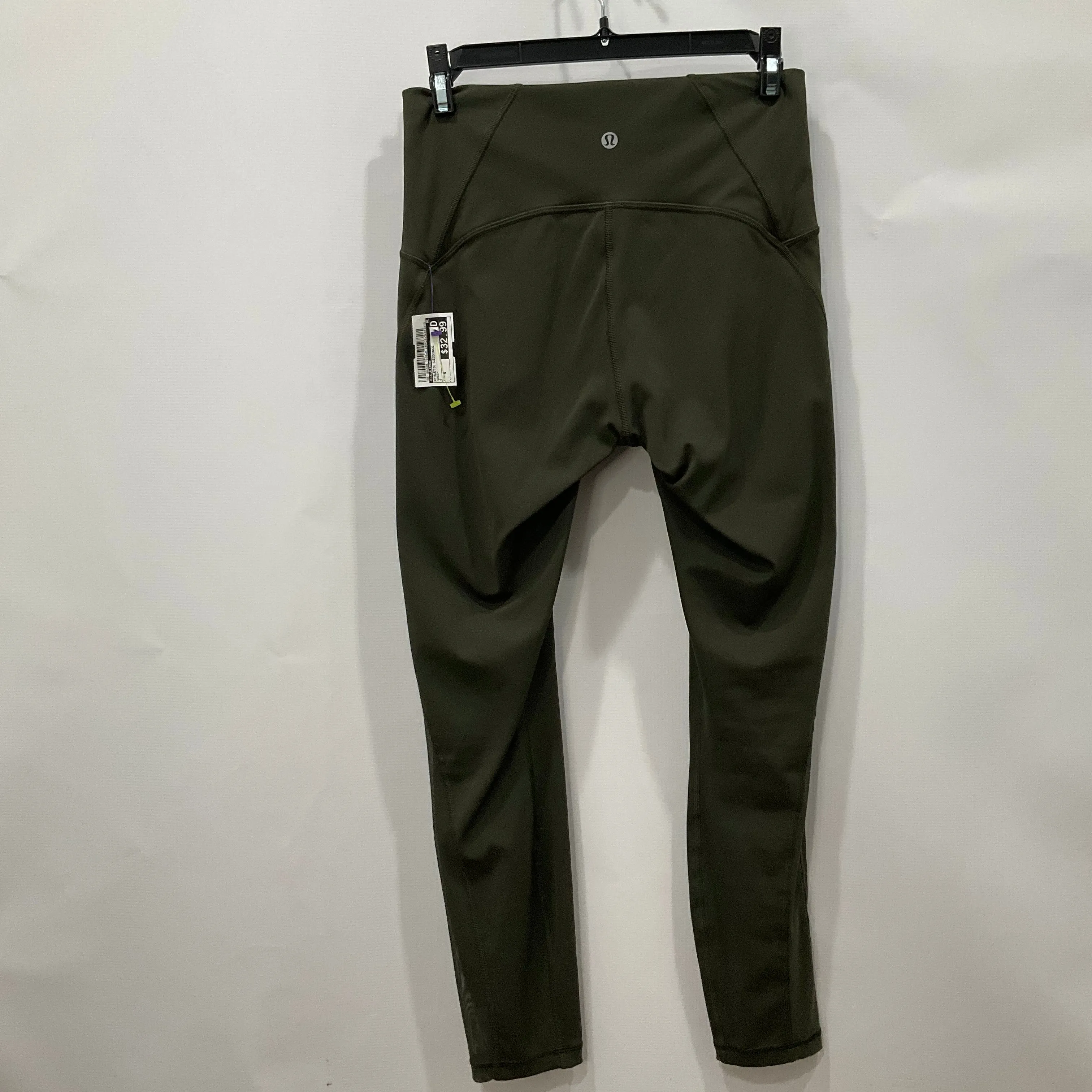 Athletic Leggings By Lululemon In Green, Size: 6