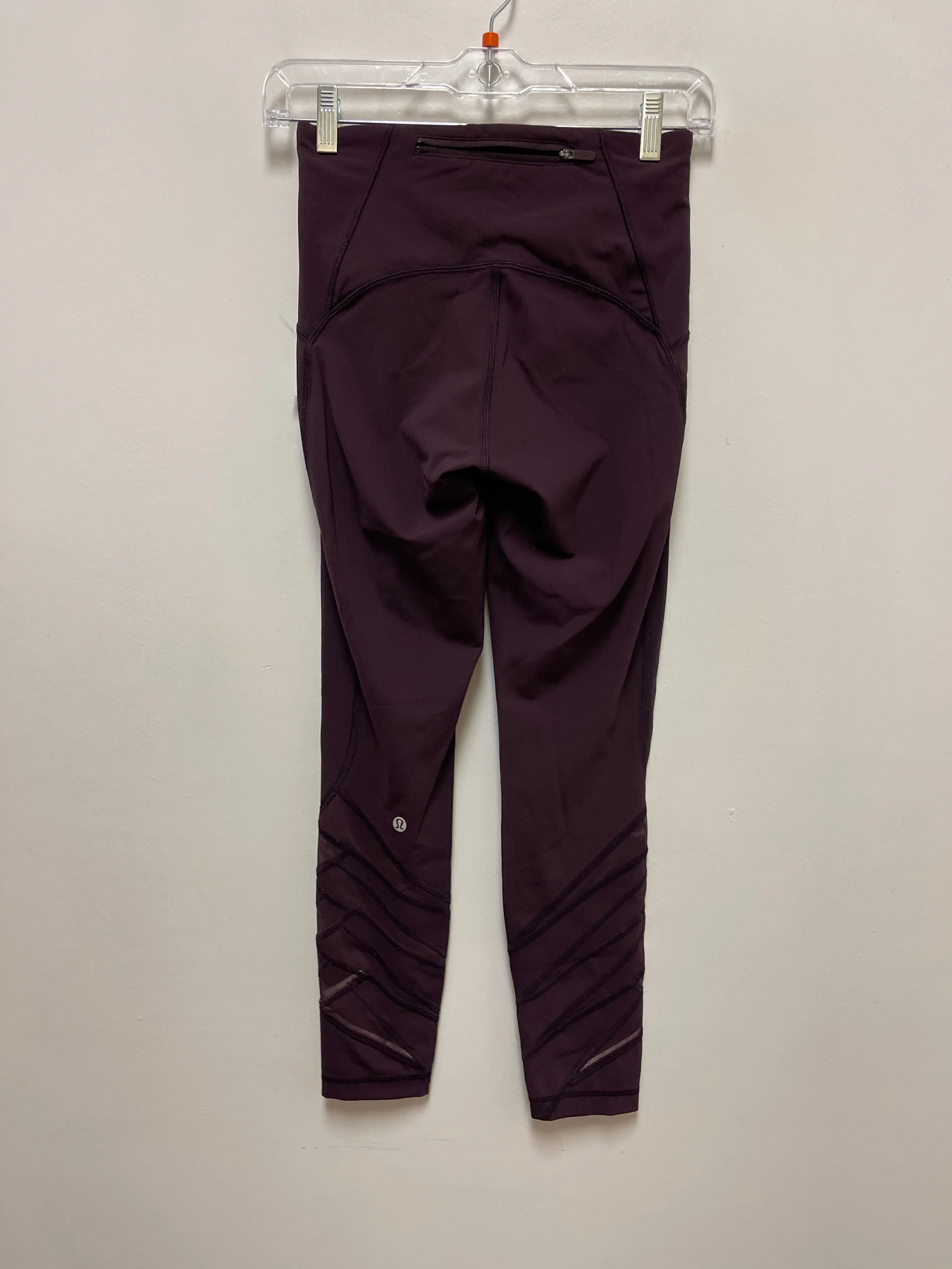 Athletic Leggings By Lululemon In Purple, Size: 4