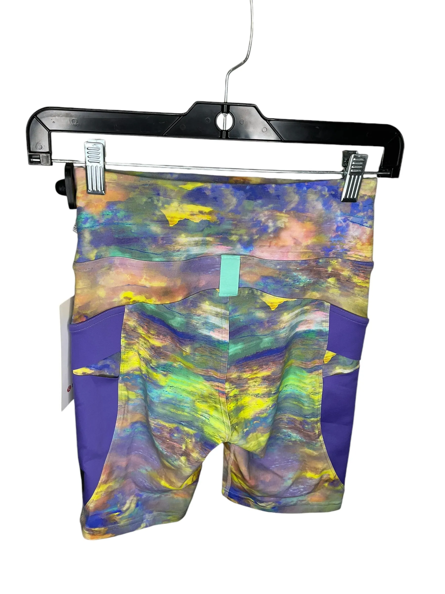 Athletic Shorts By Lululemon In Multi-colored, Size: 4