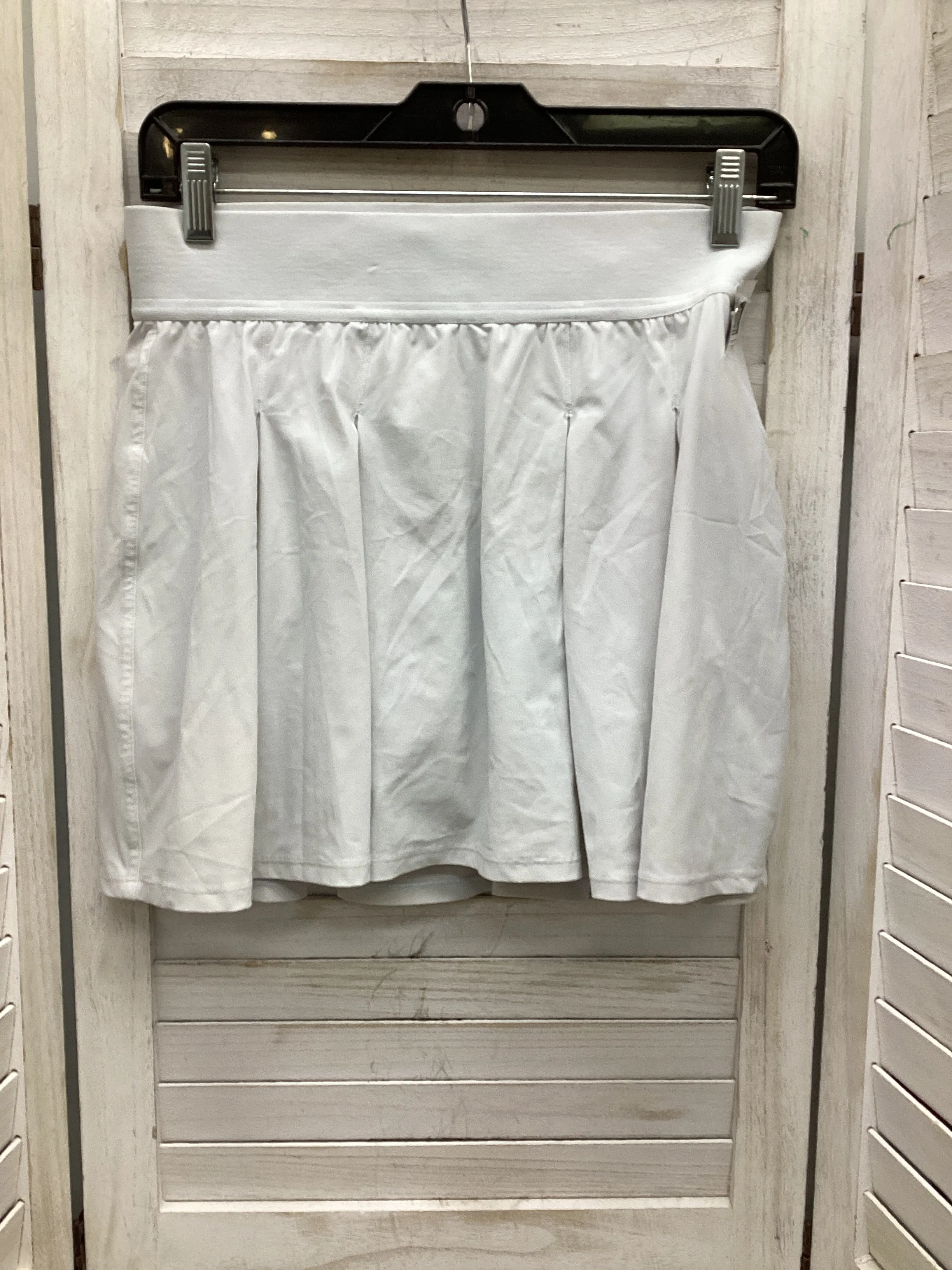Athletic Skirt By Lululemon In White, Size: 6