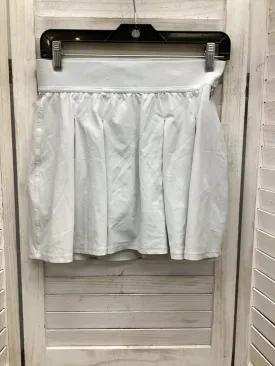 Athletic Skirt By Lululemon In White, Size: 6