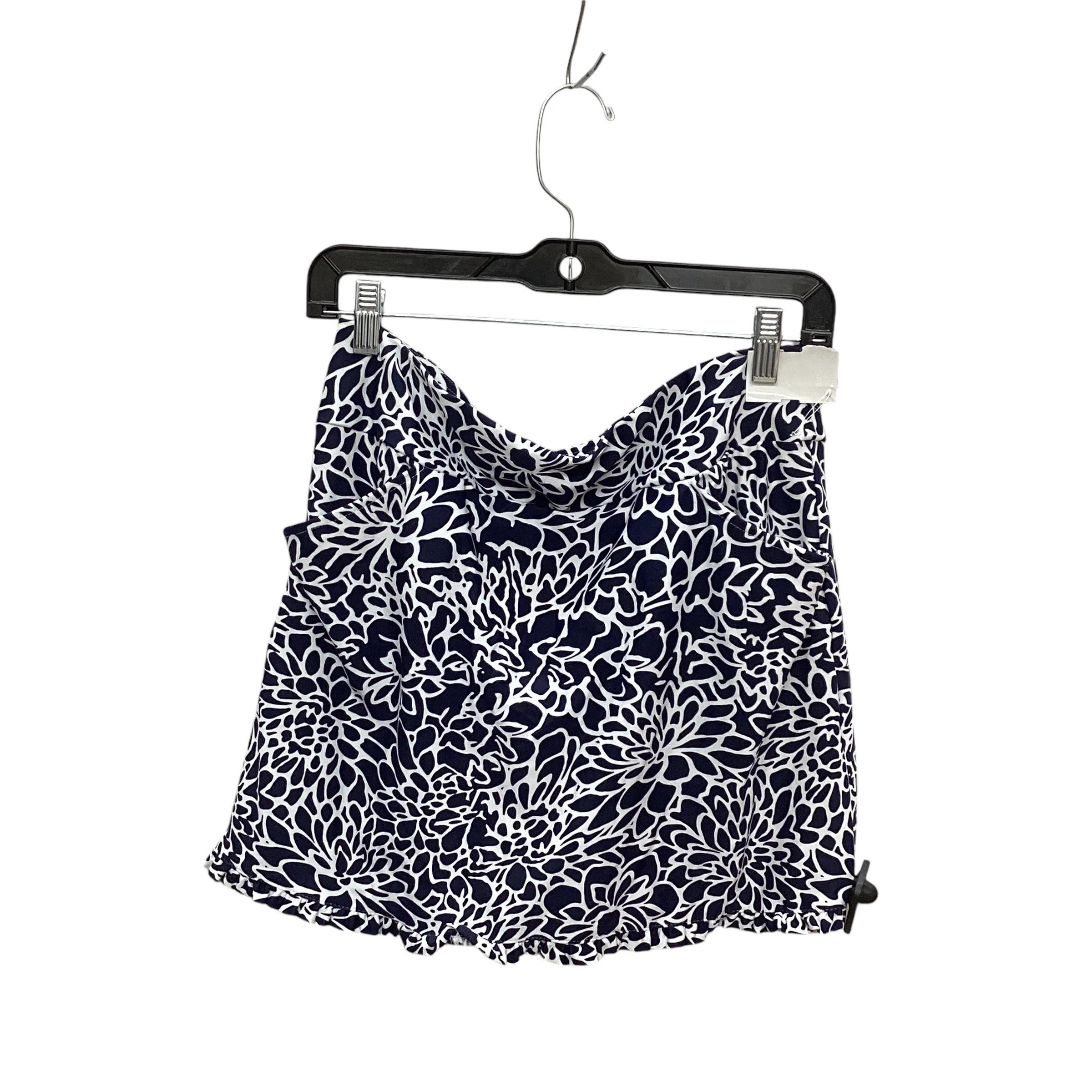 Athletic Skort By Aryeh In Blue & White, Size: S