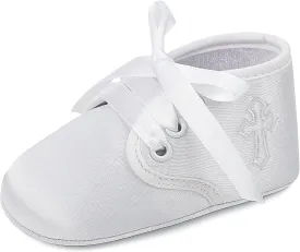 Baby Boys Soft Cross Baptism Christening Shoes Premium Sole Infant/Toddler Sneaker