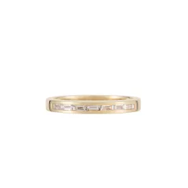Baguette Diamond Stacking Ring