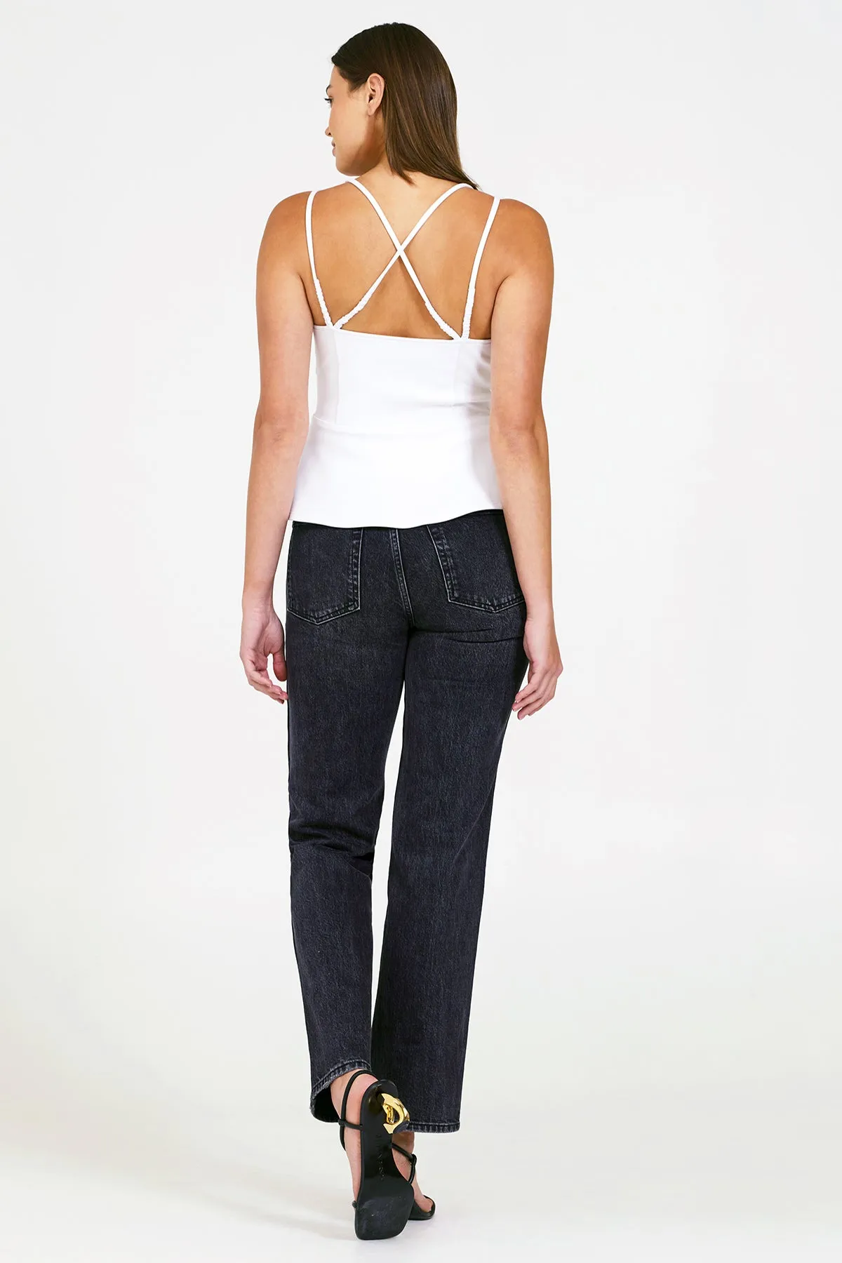 Bailey 44 Kamiko Ponte Top in White