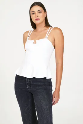 Bailey 44 Kamiko Ponte Top in White