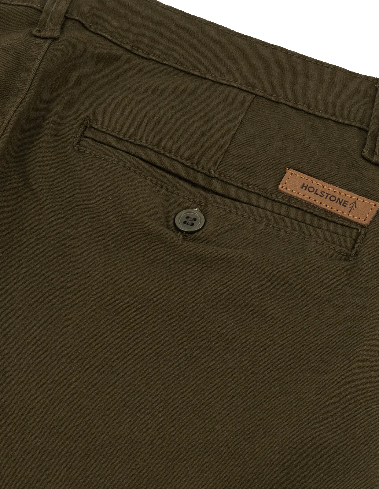 Bermuda de Gabardina Premium - Verde Olivo