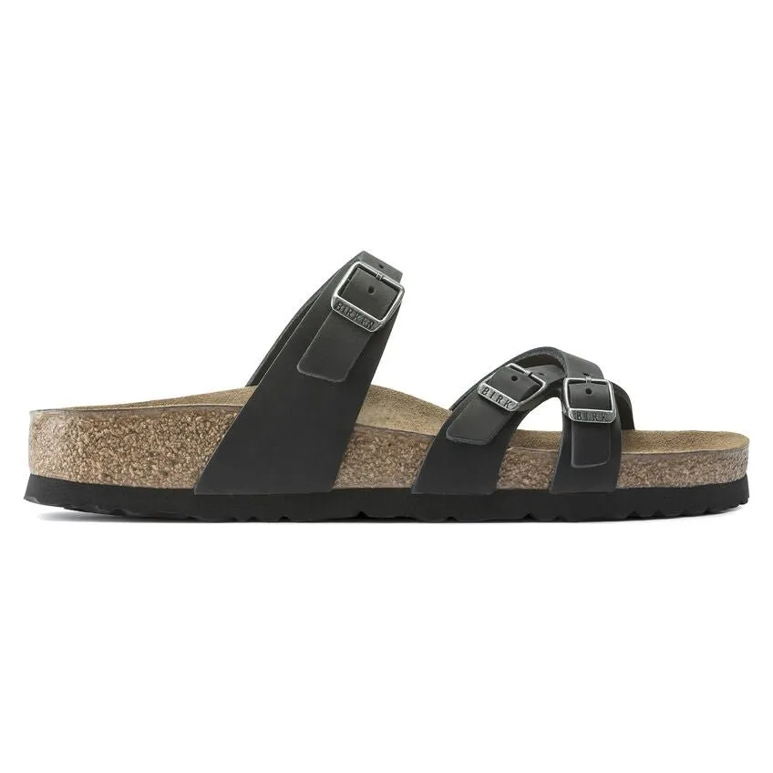 Birkenstock Franca Oiled Leather Black