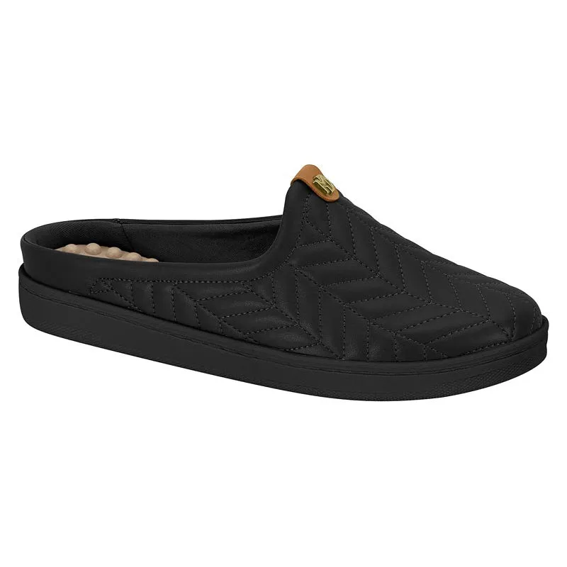 Black Slide Flats
