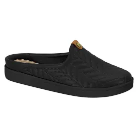 Black Slide Flats