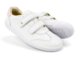 Bobux Kid  - Sprite Embossed White & Seashell Shimmer