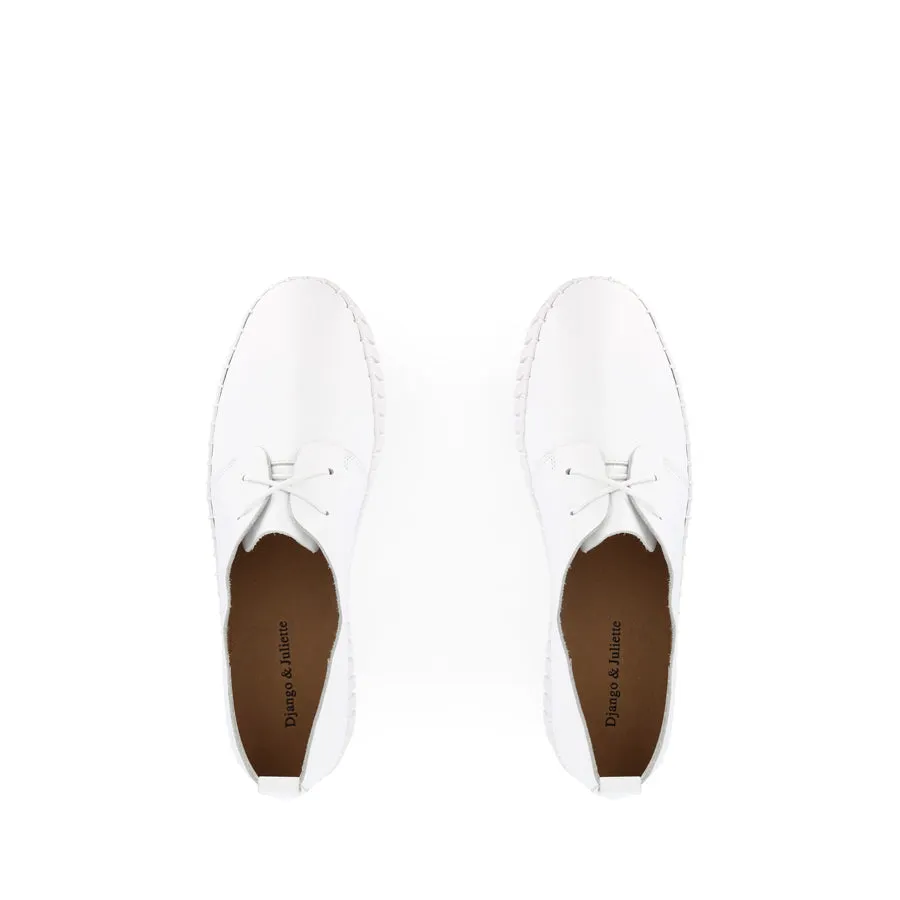 BRENDA - WHITE LEATHER