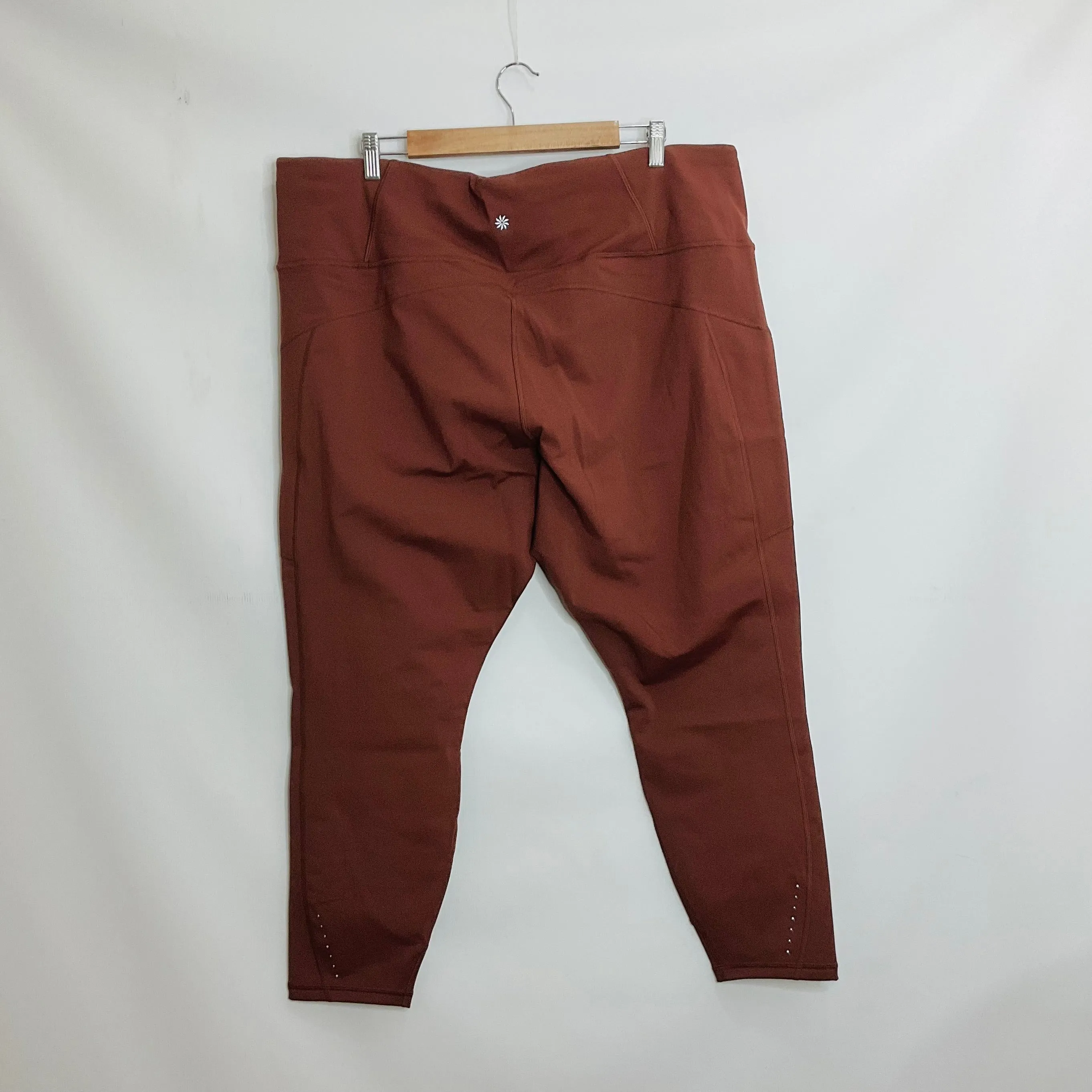 Brown Athletic Leggings Athleta, Size 3x