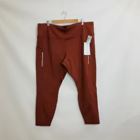 Brown Athletic Leggings Athleta, Size 3x