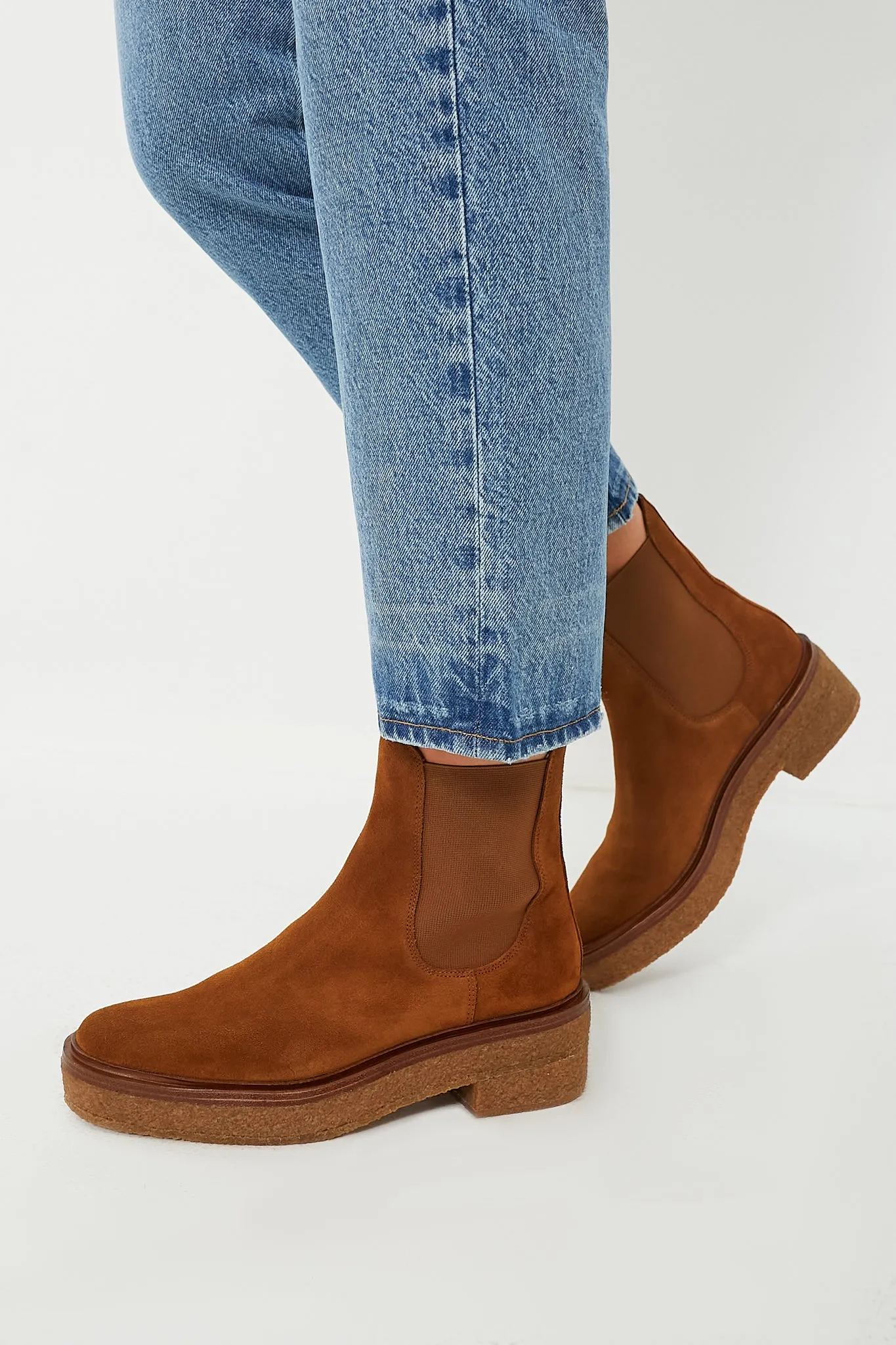 Cacao Suede Raquel Booties