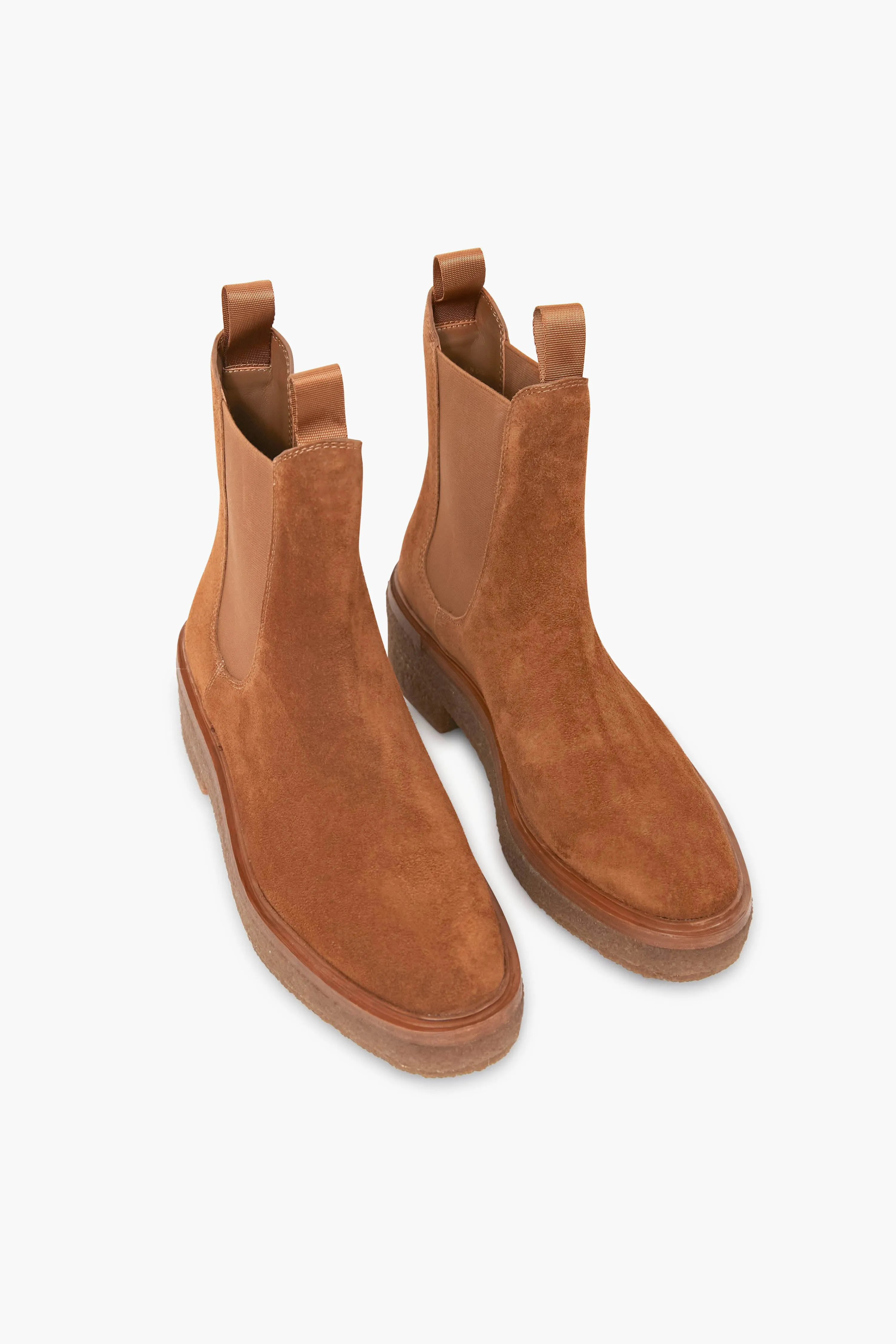 Cacao Suede Raquel Booties