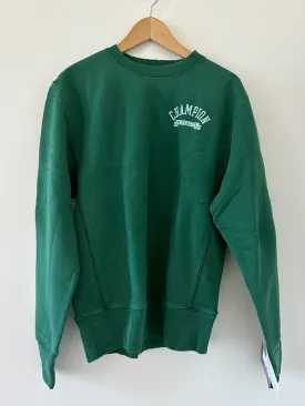 Champion Reverse Weave Oversize Crewneck Sweatshitr University Time Capsule Athletic Dark Green W2590S 586NVB AAZ9