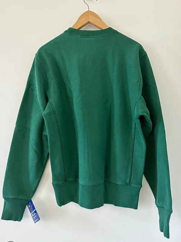Champion Reverse Weave Oversize Crewneck Sweatshitr University Time Capsule Athletic Dark Green W2590S 586NVB AAZ9