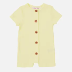 Cozy Summer Louie Romper - Banana