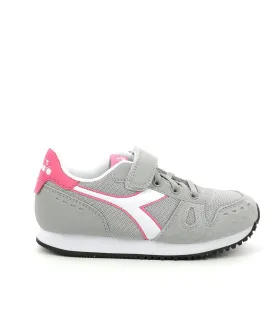 DIADORA Scarpa Simple Run TD Grigio e Rosa