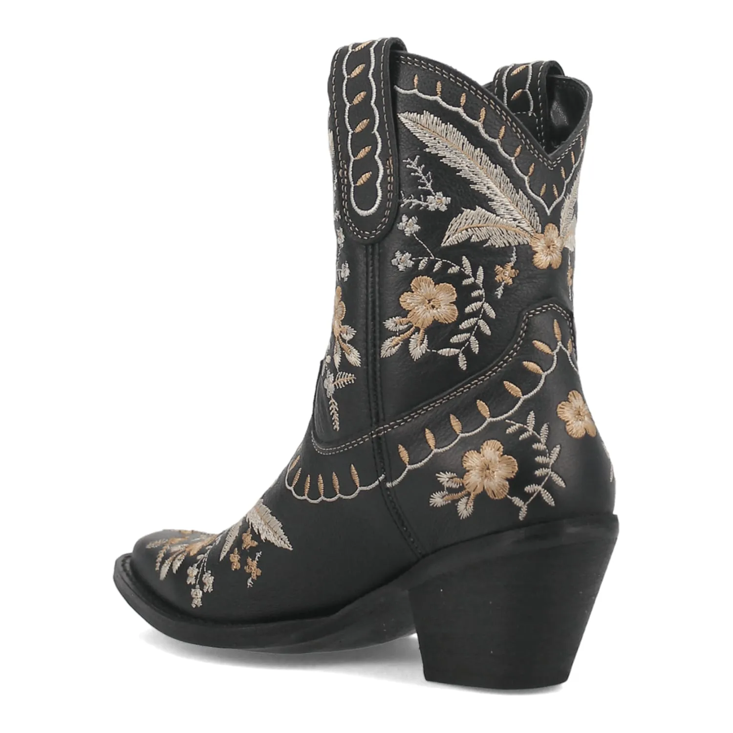 Dingo Primrose in Black DI748 Ladies Ankle Boots