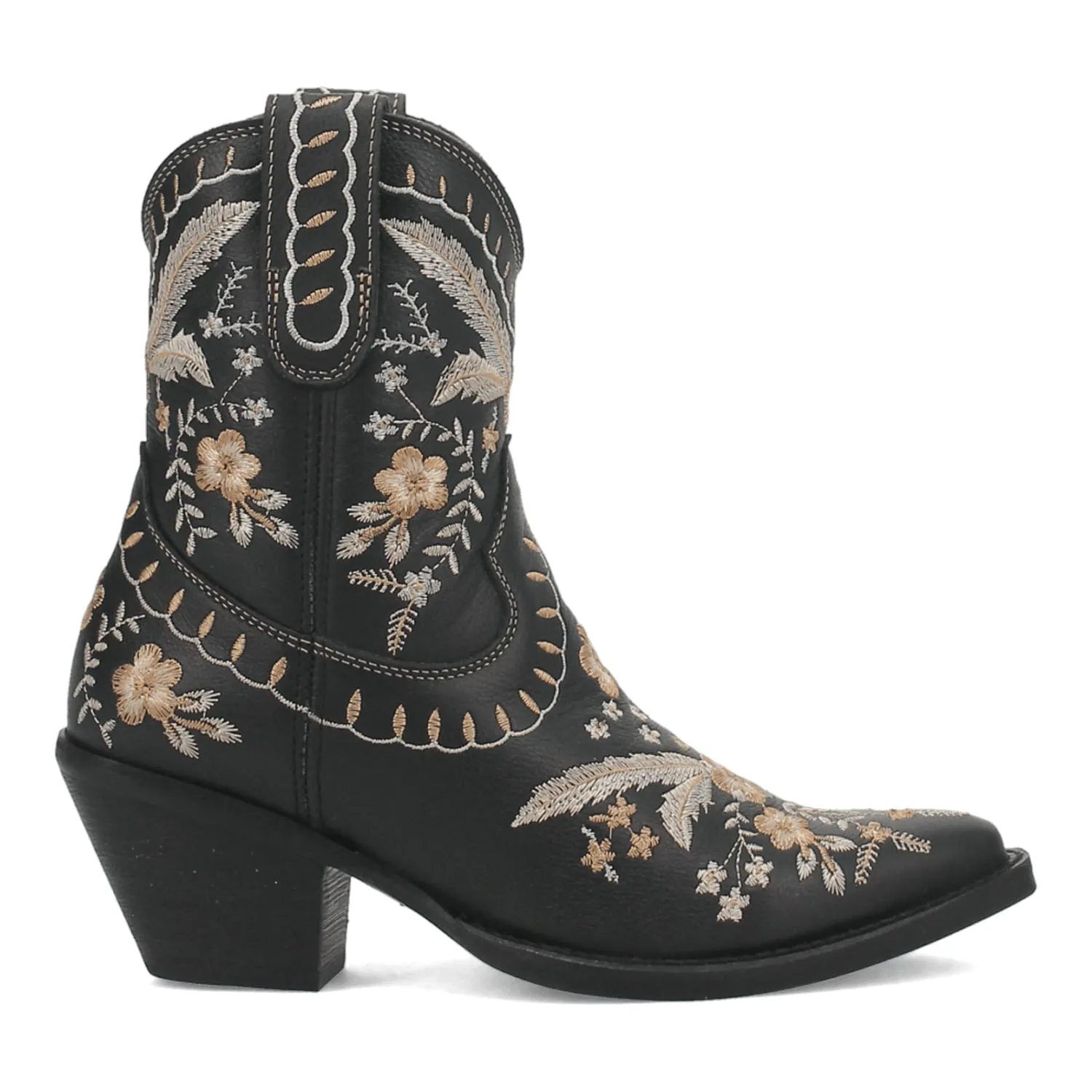 Dingo Primrose in Black DI748 Ladies Ankle Boots