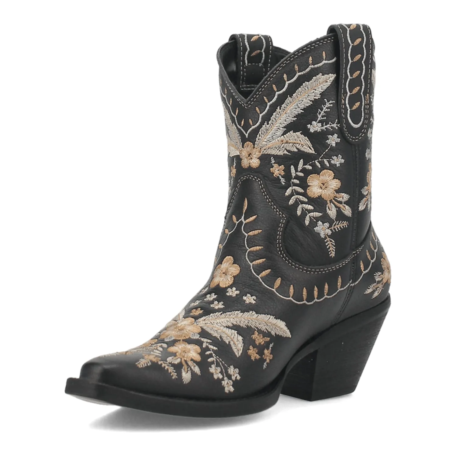 Dingo Primrose in Black DI748 Ladies Ankle Boots