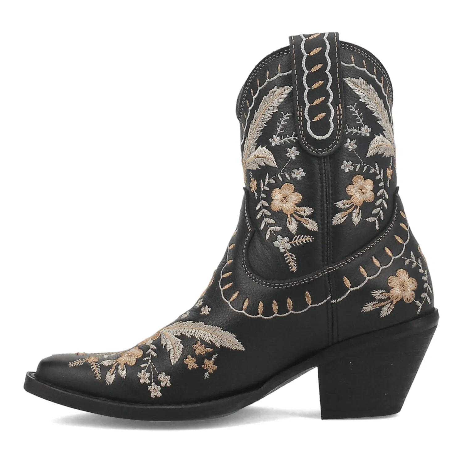 Dingo Primrose in Black DI748 Ladies Ankle Boots