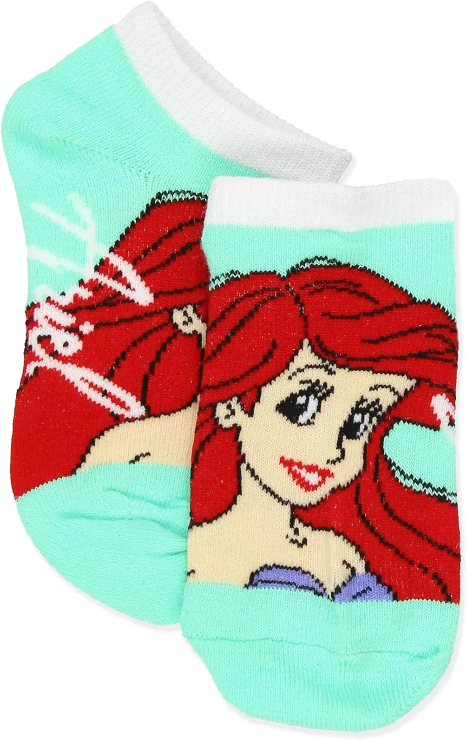 Disney Princess Girls 6 pack Socks Set