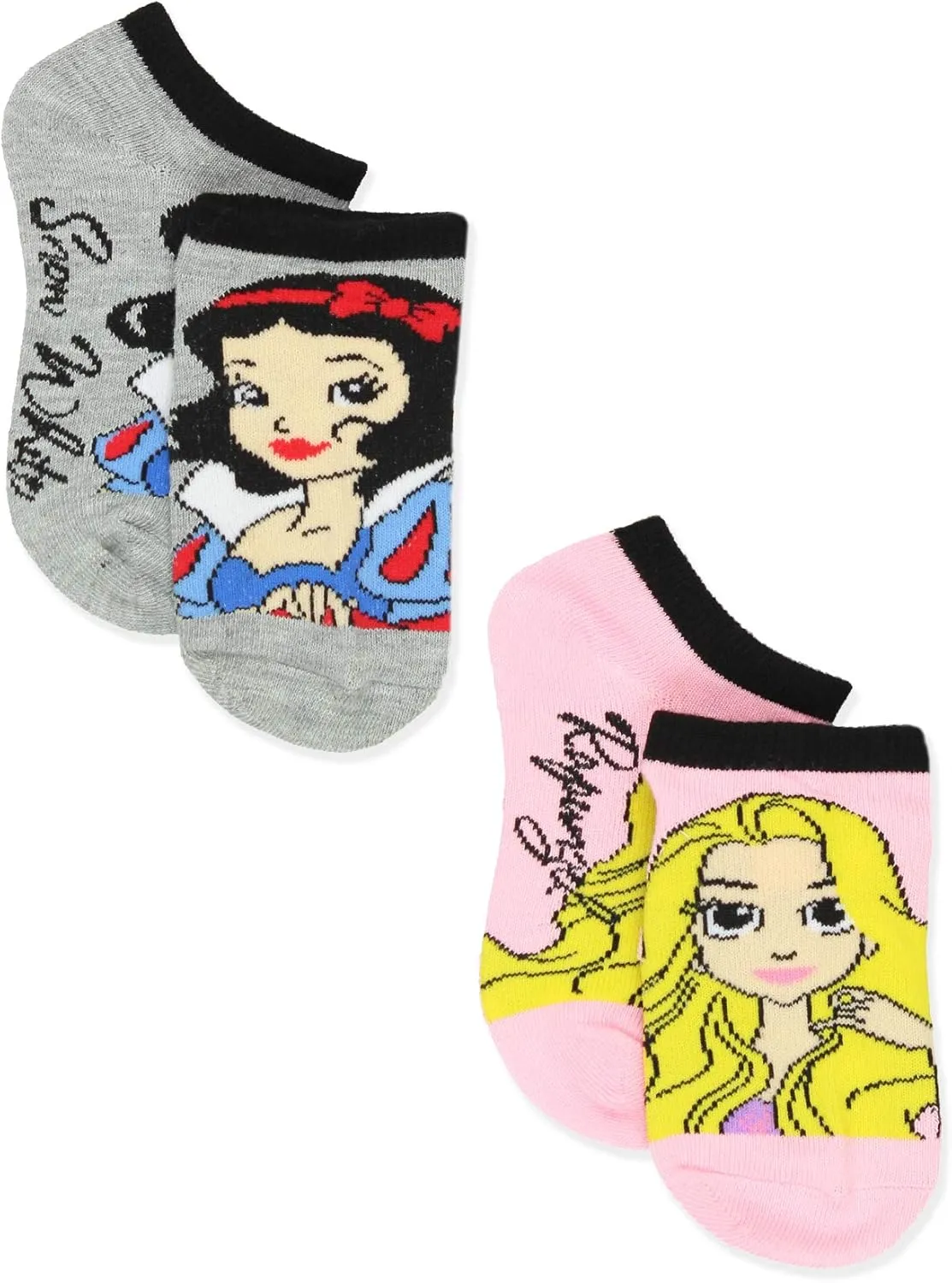 Disney Princess Girls 6 pack Socks Set