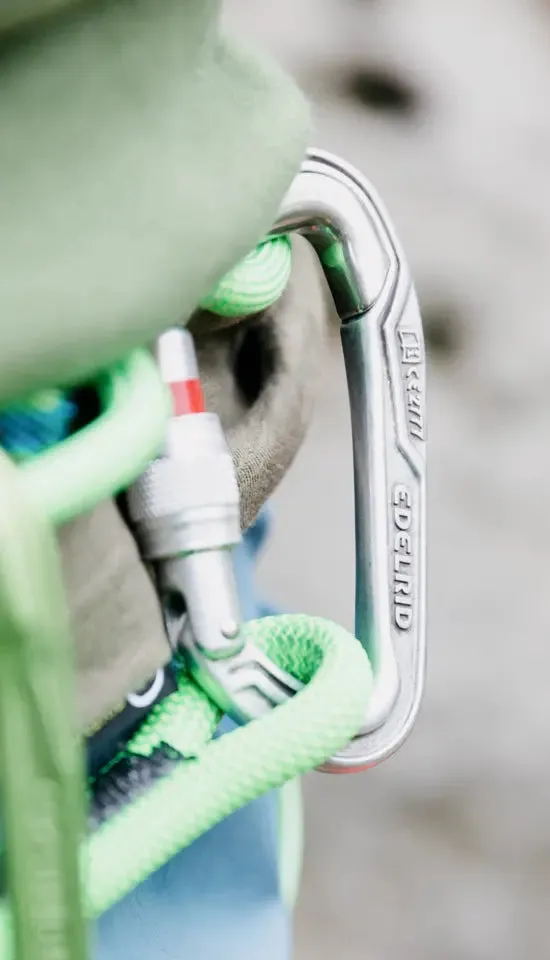 Edelrid HMS Bullet Eco Screw Gate Climbing Carabiner